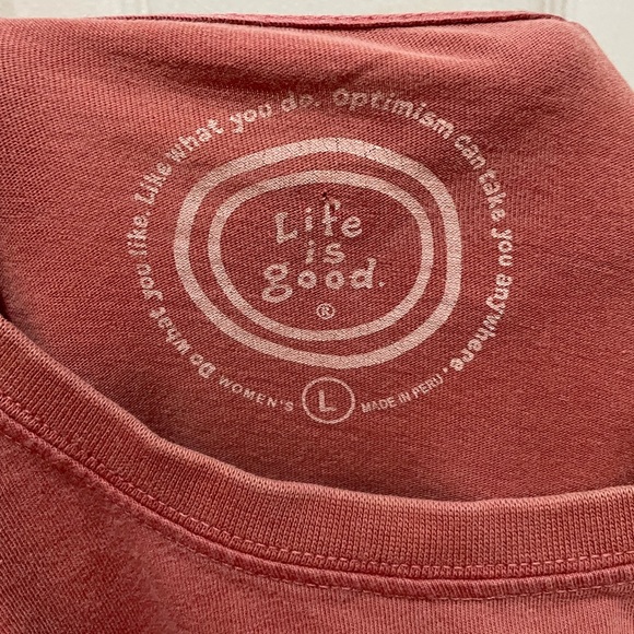 VINTAGE life is good long sleeve T-shirt - Picture 3 of 3